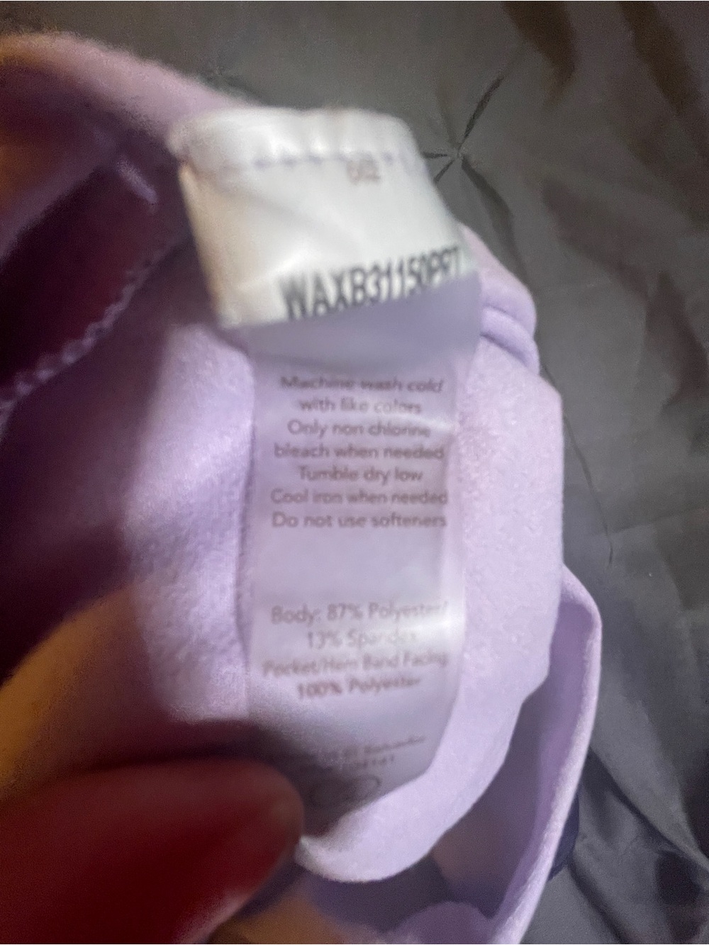 Calia by Carrie Underwood Purple Long Sleeve Shirt. - Picture 8 of 8